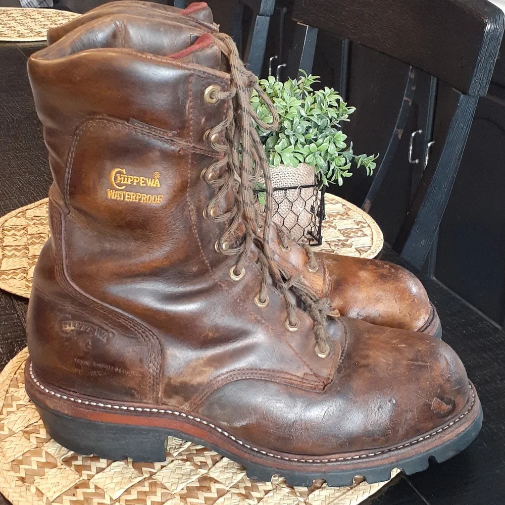 CHIPPEWA STEEL TOE INSULATED BOOTS
